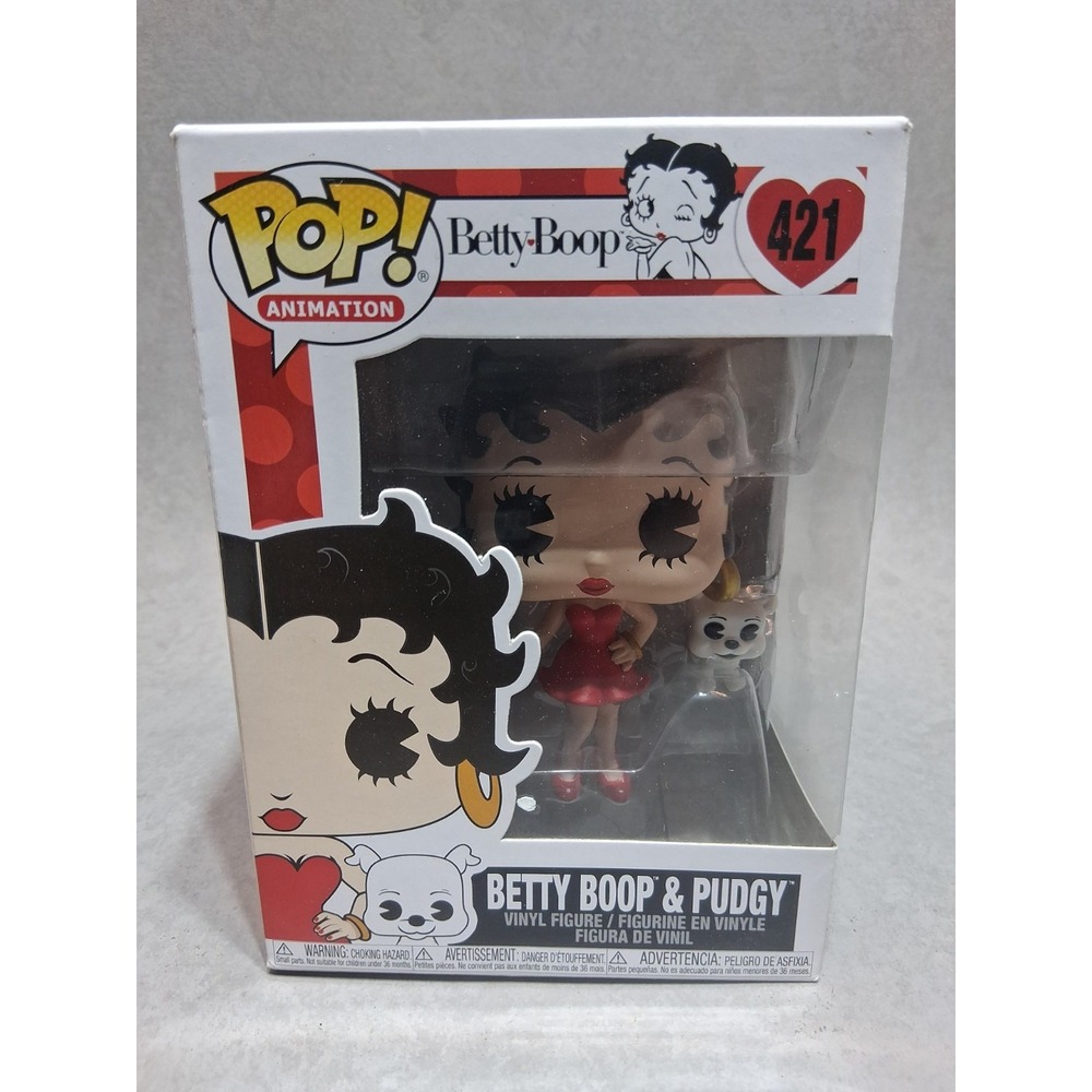 Funko Pop! Vinyl: Betty Boop - Betty Boop (w/ Pudgy) #421